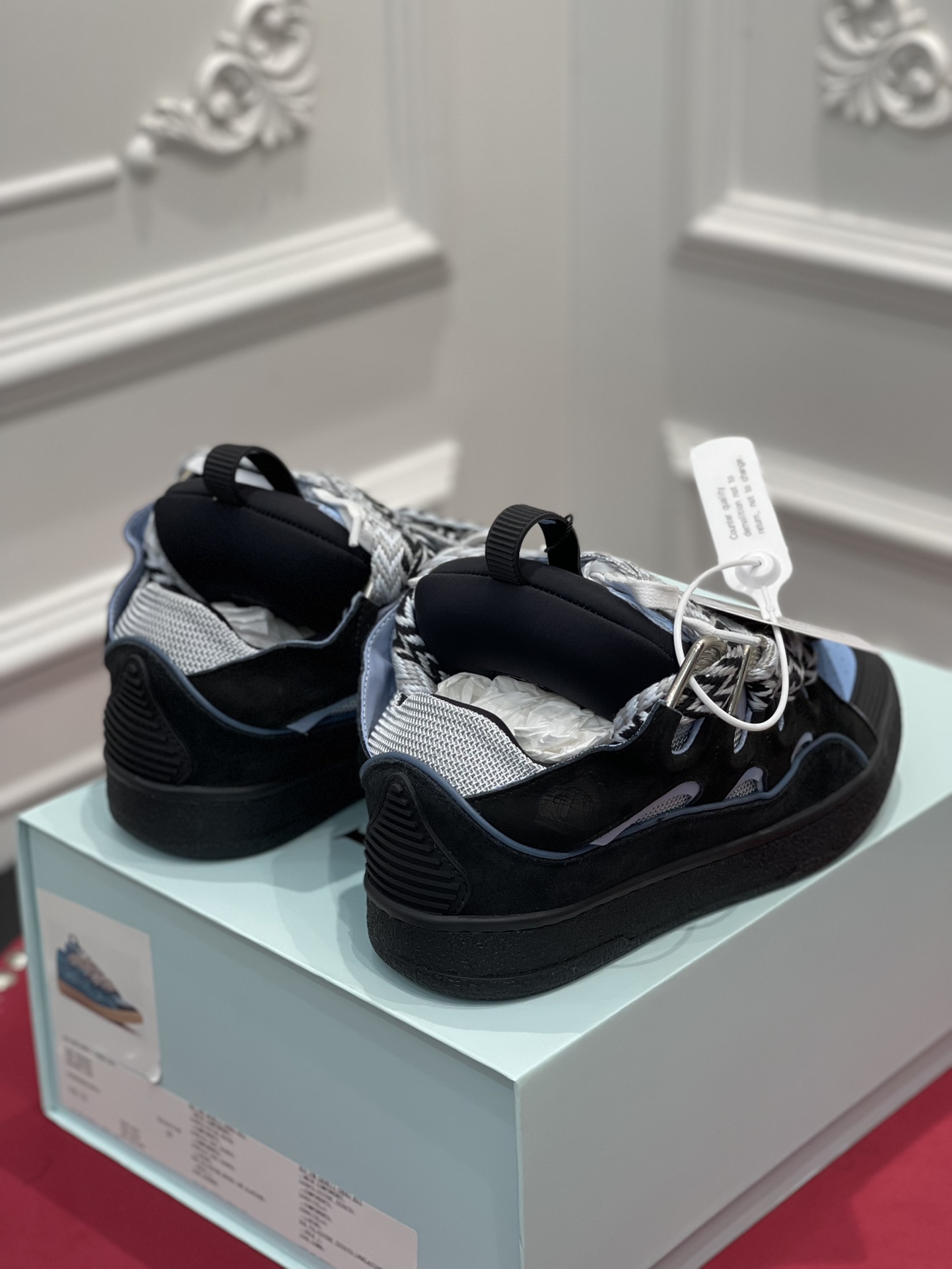 Lanvon Leather Curb Black Light Blue FM-SKRK11-DWSL-P22